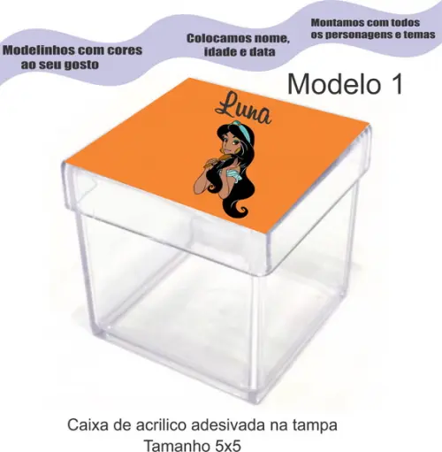 Caixa de Acrílico-jasmine