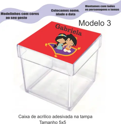 Caixa de Acrílico-jasmine