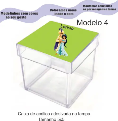Caixa de Acrílico-jasmine