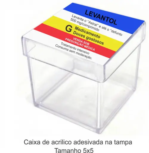 Caixa de Acrílico-levantol