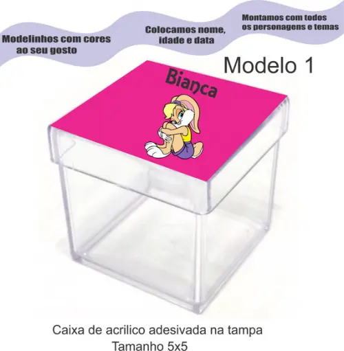 Caixa de Acrílico-lola
