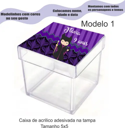 Caixa de Acrílico-malevola