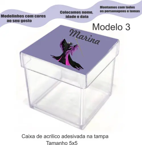 Caixa de Acrílico-malevola