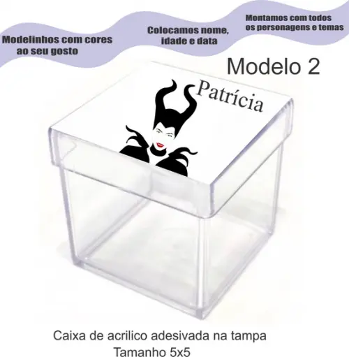 Caixa de Acrílico-malevola
