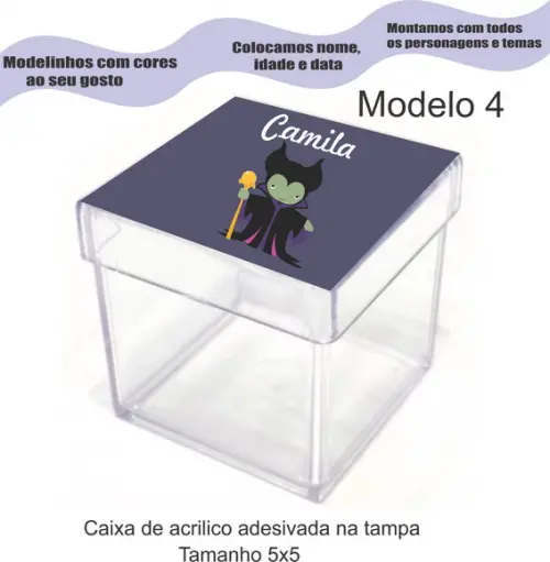 Caixa de Acrílico-malevola