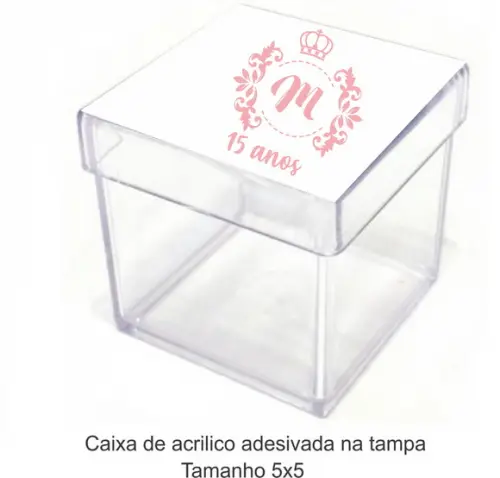Caixa de Acrílico-monograma 27