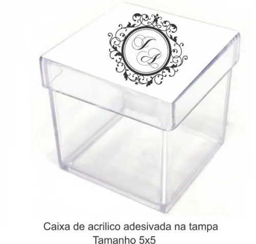 Caixa de Acrílico-monograma 28