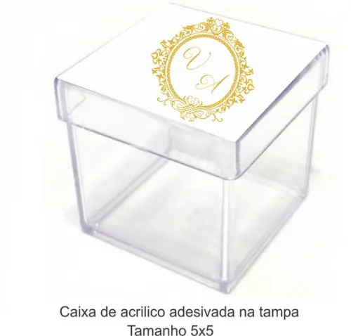 Caixa de Acrílico-monograma 41