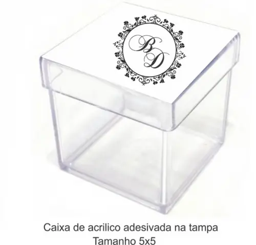 Caixa de Acrílico-monograma 48