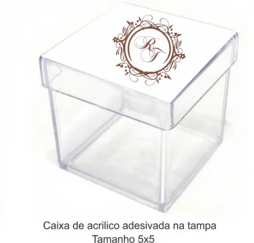 Caixa de Acrílico-monograma 51