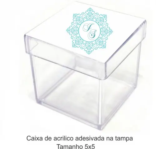 Caixa de Acrílico-monograma 61