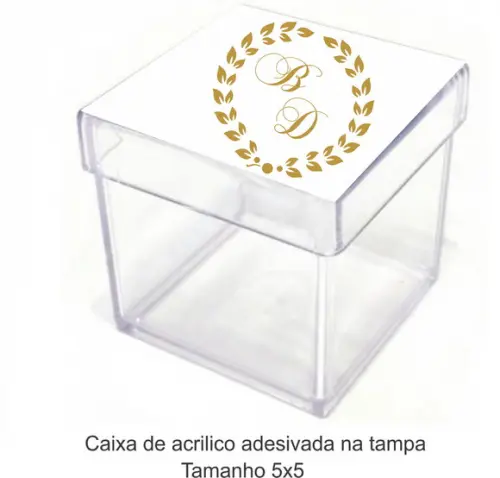 Caixa de Acrílico-monograma 67