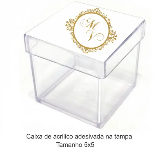 Caixa de Acrílico-monograma 75