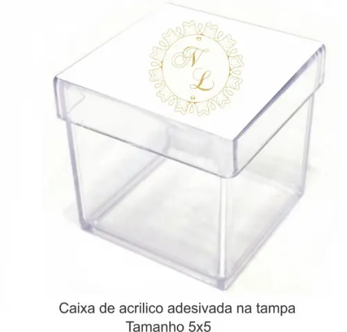 Caixa de Acrílico-monograma 71