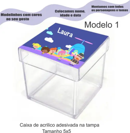 Caixa de Acrílico-radio Bita