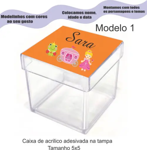 Caixa de Acrílico-sapo