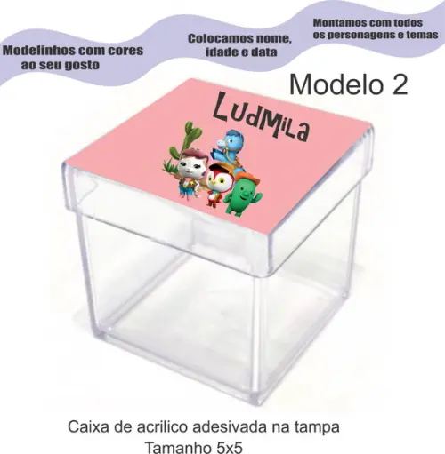 Caixa de Acrílico-sheriff Calie do Oeste