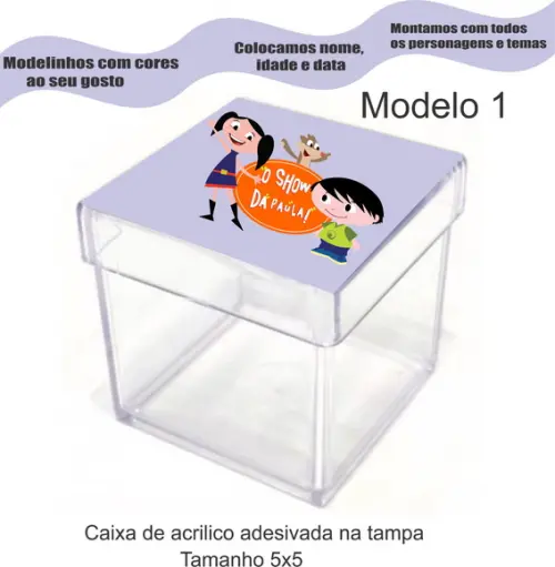 Caixa de Acrílico-show da Luna