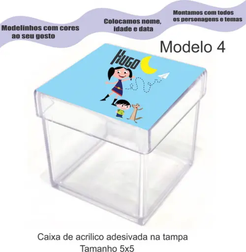 Caixa de Acrílico-show da Luna