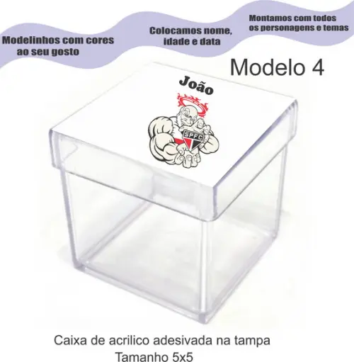 Caixa de Acrílico-sp