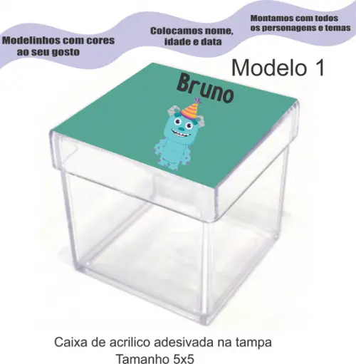 Caixa de Acrílico-sullivan