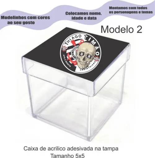 Caixa de Acrílico-timão