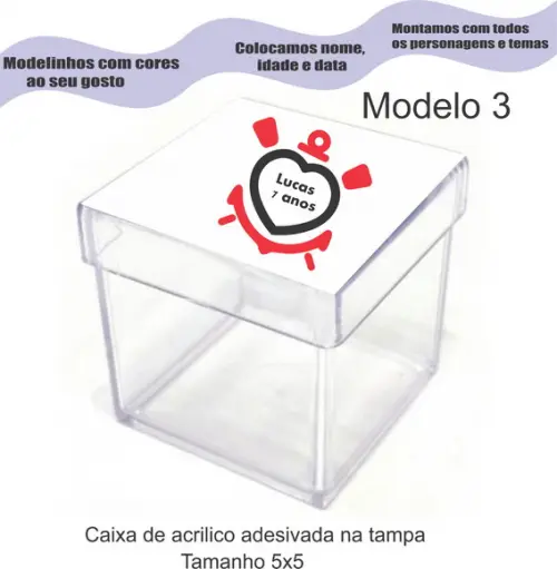 Caixa de Acrílico-timão