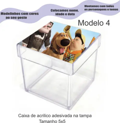 Caixa de Acrílico-up Altas Aventuras