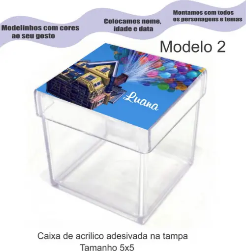 Caixa de Acrílico-up Altas Aventuras
