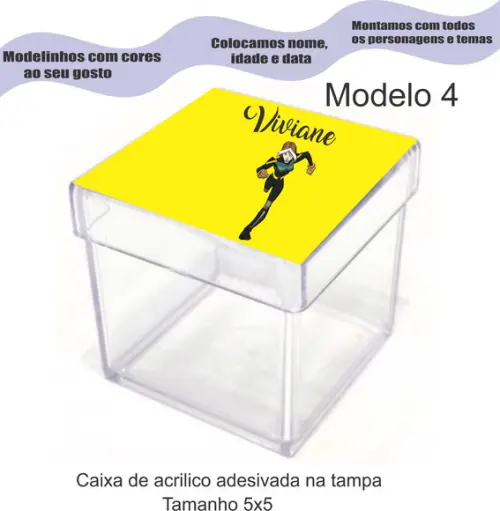 Caixa de Acrílico-x Mens