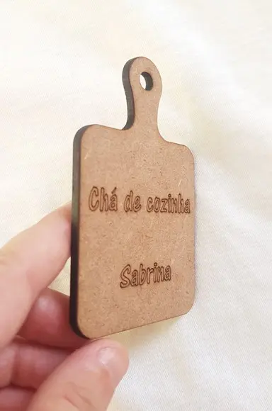 Chá Dtabua de Carne mdf 3mm 9x6-corte e Gravação a Laser