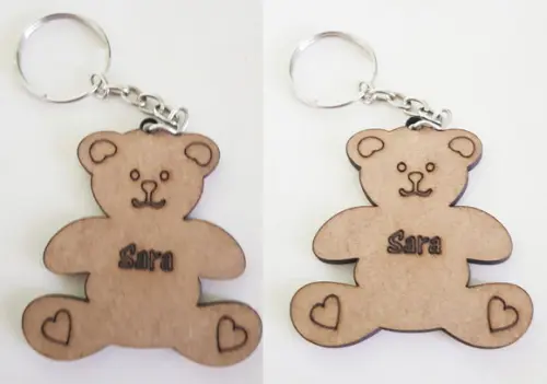 Chaveiro mdf 3mm-corte e Gravação a Laser