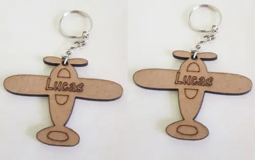 Chaveiro mdf 3mm-corte e Gravação a Laser