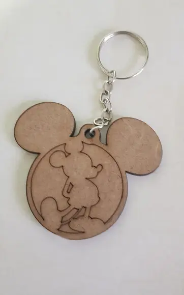 Chaveiro mdf 3mm-corte e Gravação a Laser