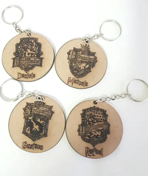 Chaveiro mdf 3mm-corte e Gravação a Laser
