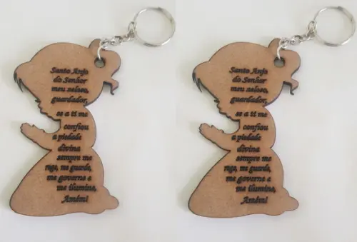 Chaveiro mdf 3mm-corte e Gravação a Laser