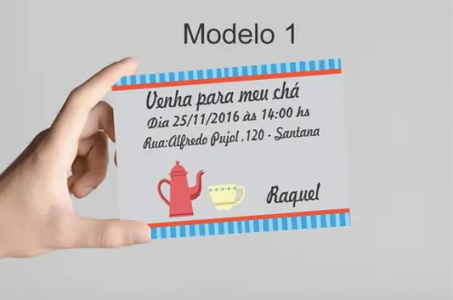 Convite 10x7 - Chá de Cozinha/panela
