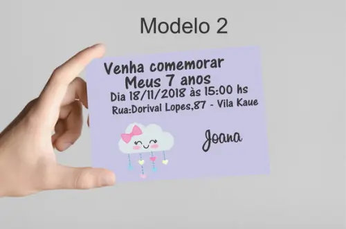 Convite 10x7 - Chuva de Amor