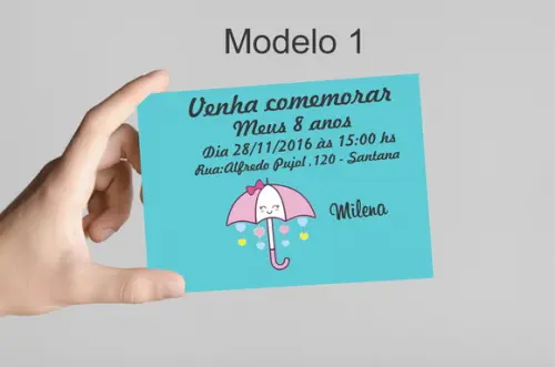 Convite 10x7 - Chuva de Amor
