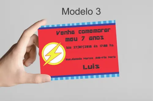 Convite 10x7 - Flash