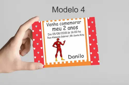 Convite 10x7 - Flash