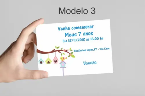 Convite 10x7 - Jardim Encantado