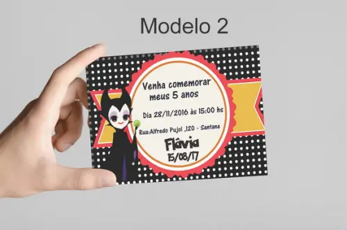 Convite 10x7 - Malevola