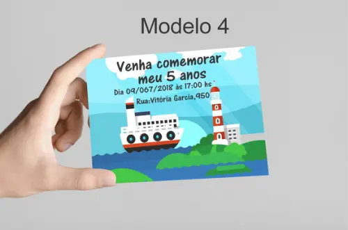 Convite 10x7 - Marinheiro