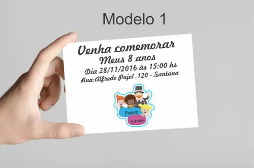 Convite 10x7 - Mundo Bita