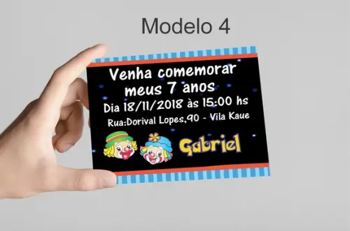 Convite 10x7 - Patatí Patatá