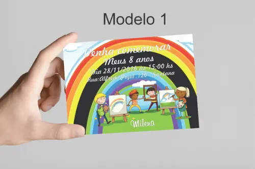 Convite 10x7 - Pintando o 7