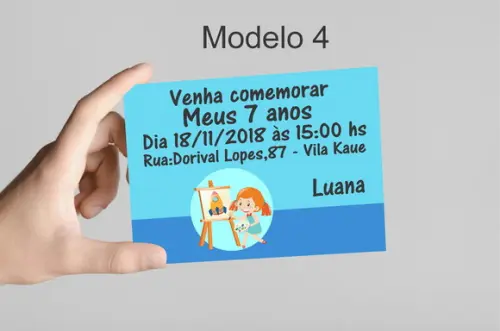 Convite 10x7 - Pintando o 7