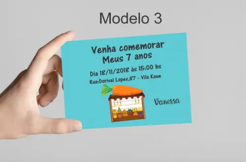Convite 10x7 - Quitandinha