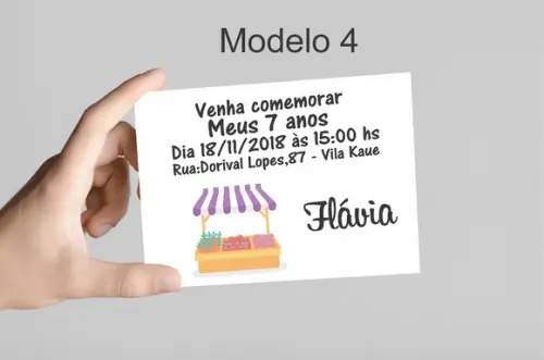 Convite 10x7 - Quitandinha